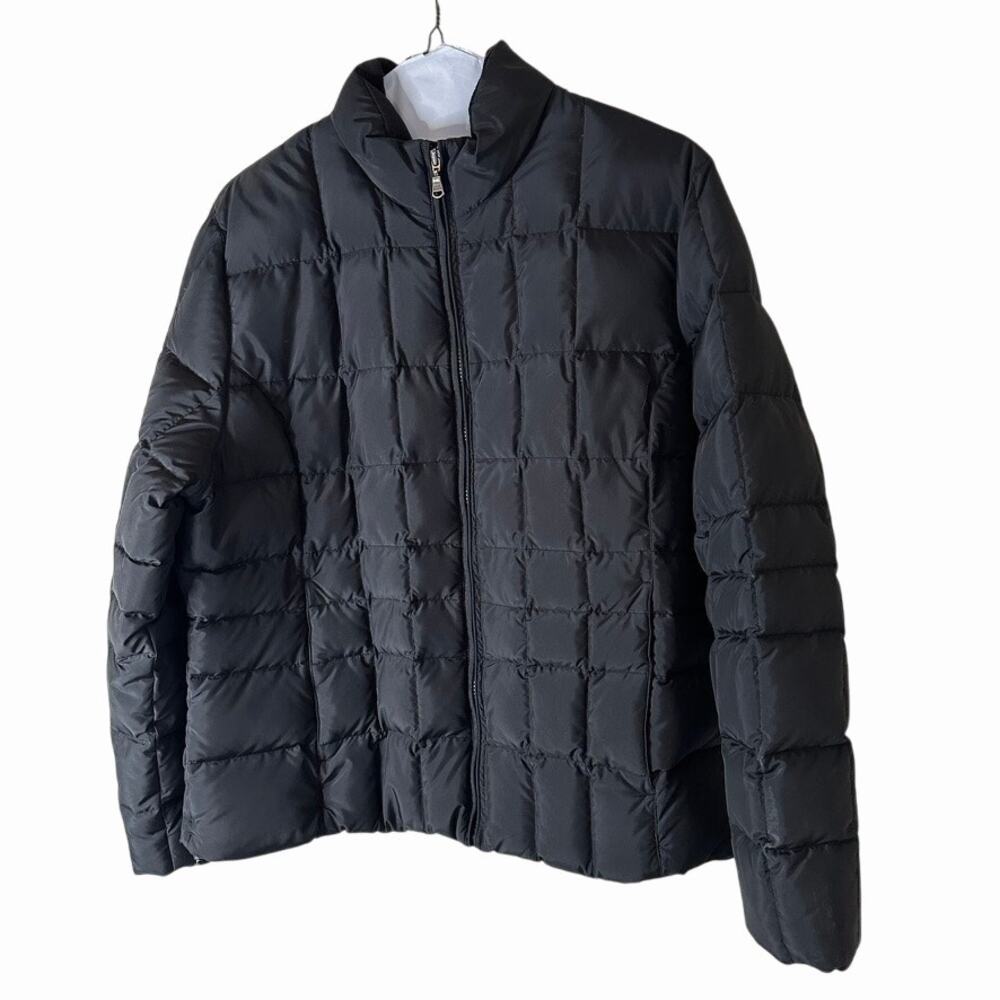 Eddie Bauer Women's Black XL Goose Down Puffer Jacket